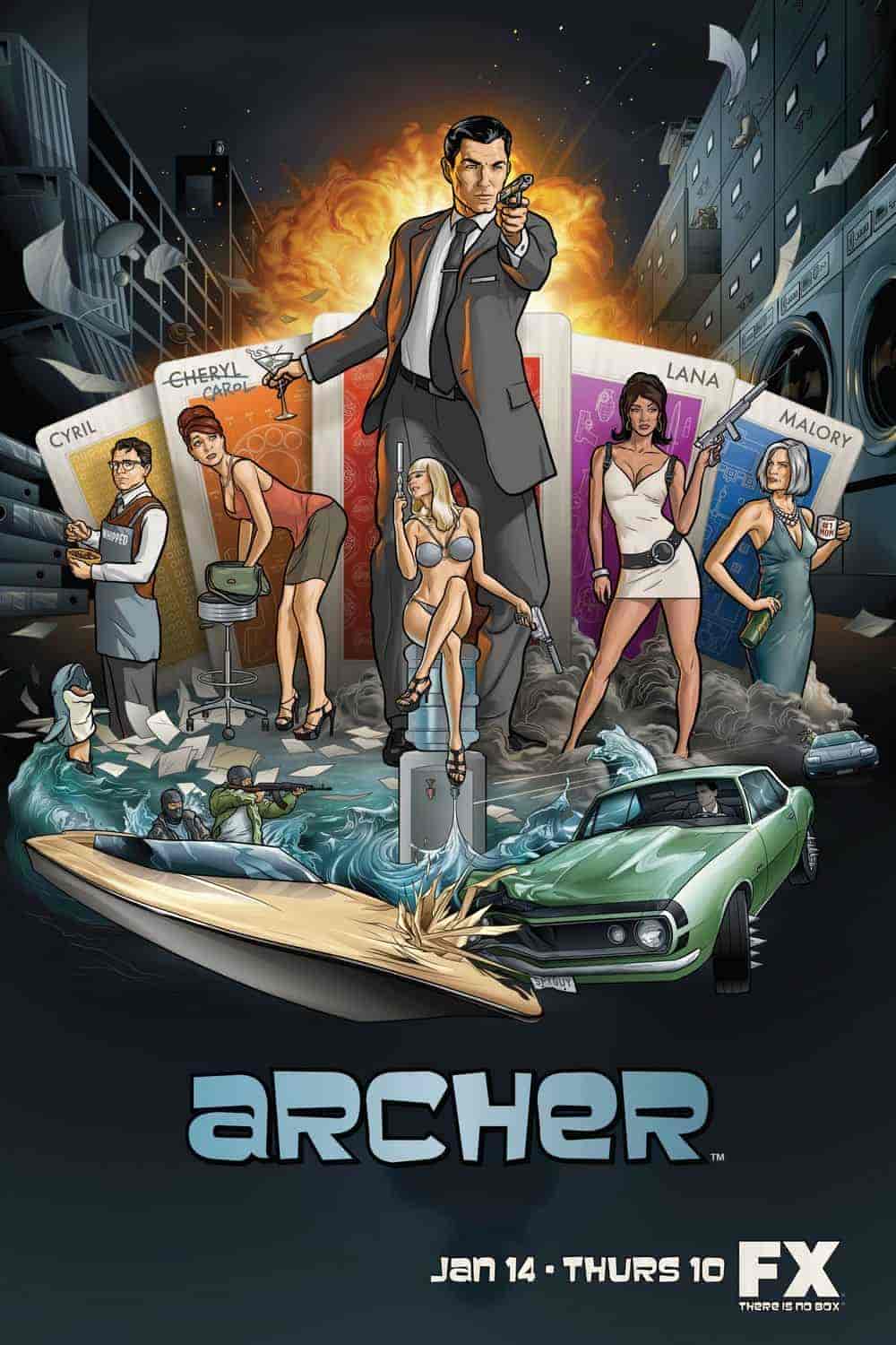 انمي مسلسل Archer الموسم الاول الحلقة 3 الثالثة مترجمة