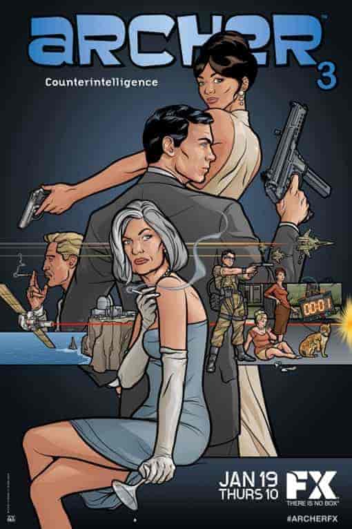 انمي مسلسل Archer الموسم الثالث الحلقة 8 الثامنة مترجمة